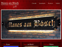 Tablet Screenshot of manes.de